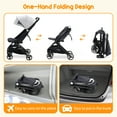thumbnail image 3 of Kojooin Lightweight Baby Stroller, Compact Umbrella Stroller with Adjustable Sunshade/Footrest/Backrest, Folds with One Hand, Suitable for Newborns, and Can Be Taken On Board, 3 of 9