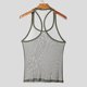 thumbnail image 4 of pstuiky Camisetas sin mangas para hombre, Camiseta holgada e informal de malla a rayas transparentes y sin mangas para hombre Tops elegantes para mujer xxl, 4 of 9