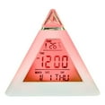 thumbnail image 2 of Reloj despertador digital eléctrico LED con cambio de color, a pilas, para dormitorio infantil y calendario., 2 of 14