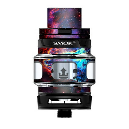 Skin Decal Vinyl Wrap for Smok TFV12 Prince Tank Vape Kit skins stickers cover/ Cosmic Color Galaxy