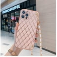 thumbnail image 1 of Funda de teléfono con cordón de cuero cruzado, carcasa con cadena para iPhone 11, 12, 13, 14 Pro Max, XR, X, XS, 7, 8 plus Fivean unisex, 1 of 2