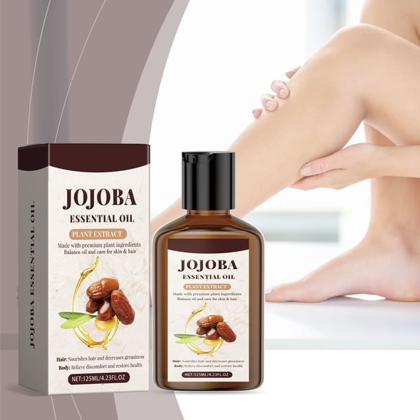 Fiudx Aceite de Jojoba, Suero Capilar de Hidratación Profunda, Hidratante Facial Nutritivo, Aceite de Masaje Corporal Versátil, Hidratación Del Cuero Cabelludo, Cuidado Facial E Hidratación Total, Ap