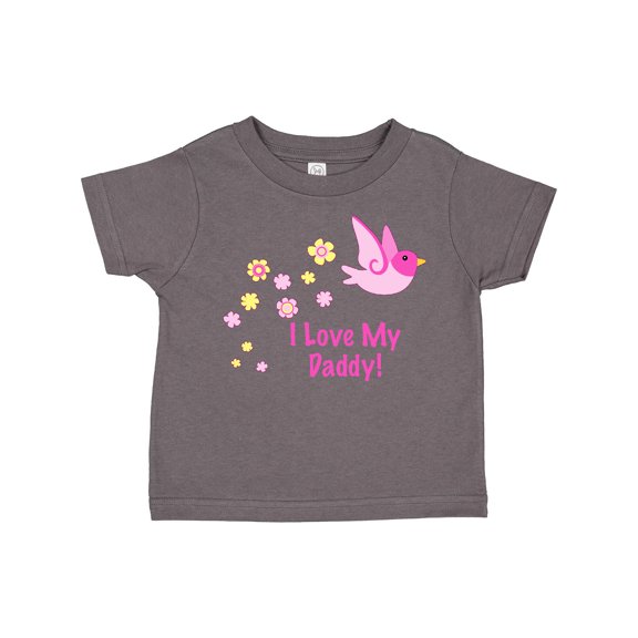 Inktastic I Love My Daddy Girls Toddler T-Shirt