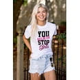 thumbnail image 3 of Cannot Stop Girls Feminist Equality Women's Graphic T Shirt Tees Brisco Brands S, 3 of 5