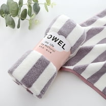 Latrodar Bath Towels All Soft Thick Absorbent Quick Dry Home Gym Pool Yoga Hotel Shower Large Towel For Bathroom Purple Novelty 9.2x0.8 Inch