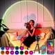 thumbnail image 1 of Lámpara de atardecer, lámpara de atardecer, luz de noche LED, proyector de neón para dormitorio, lámpara de escritorio/mesita de noche LED para juegos, decoración de ambiente RGB, habitación de niña,, 1 of 4
