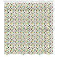 thumbnail image 3 of Ambesonne Cartoon Shower Curtain, Funny Insects Spiders, 69"Wx70"L, Multicolor, 3 of 3