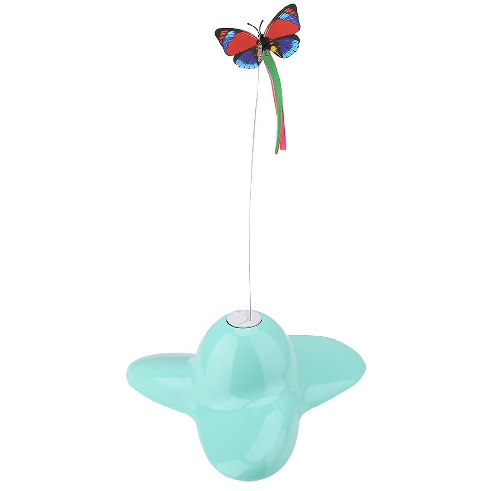 Green Rotating  Cat Toy, Cat Teaser Toy, Electric Rotating For Cat Teaser Toy Pet Kitty'S Prey Cat Toy