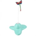 thumbnail image 5 of Falleo Clearance Cat Tease Toy Rotating Luminous Butterfly Rotating Electric 360° Rotary Cat Teaser Toy, 5 of 5
