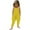 Yellow, variant on Odeerbi 1-6 Years Toddler Girls Summer Jumpsuit Solid Color Camisole Romper Casual Breathable Comfortable Overalls Strap Bib Overall Pants Playsuit