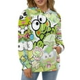 thumbnail image 5 of Keroppi Hoodie 3D Print Pullover Hooded Long Sleeve Sweatshirts Tops Blouse with Pocket for Mens Womens, 5 of 8