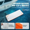 thumbnail image 2 of KFFKFF Inflatable Dock, 15 x 6FT Water Float Mat, Includes Detachable Ladder & Carry Bag, Non-Slip Surface, Ideal for Ocean, Pool, and Beach, 2 of 9