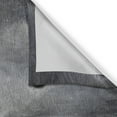 thumbnail image 3 of Ambesonne Industrial Kitchen Curtains, Black Grunge Plate, 55"x45", Black Grey, 3 of 3