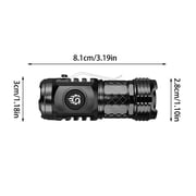Small Flashlights Powerful Three Eye Mini Flash Super Flashlight Thumb Flashlight Mini Flashlight Flashlights For Emergencies