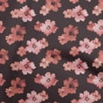 thumbnail image 1 of oneOone Cotton Cambric Maroon Fabric Floral & Dress Material Fabric Print Fabric By The Yard 42 Inch Wide, 1 of 6