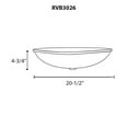 thumbnail image 3 of Ruvati 20 inch Murano Glass Art Drop In Round Decorative Pattern Bathroom Sink, 3 of 5