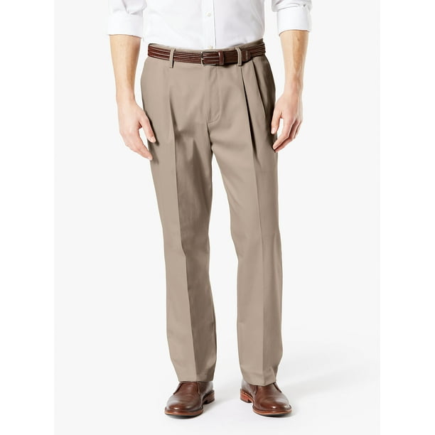 dockers flat front relaxed fit
