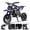 Blue, variant on TOXOZERS Dirt Bike,50cc 2-stroke Gas Mini Bike for Kids 8-14,With Front Fork and Rear Mono Shock, Up to 25 Mph,red