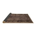 thumbnail image 2 of Ahgly Company Indoor Round Oriental Brown Industrial Area Rugs, 3' Round, 2 of 4