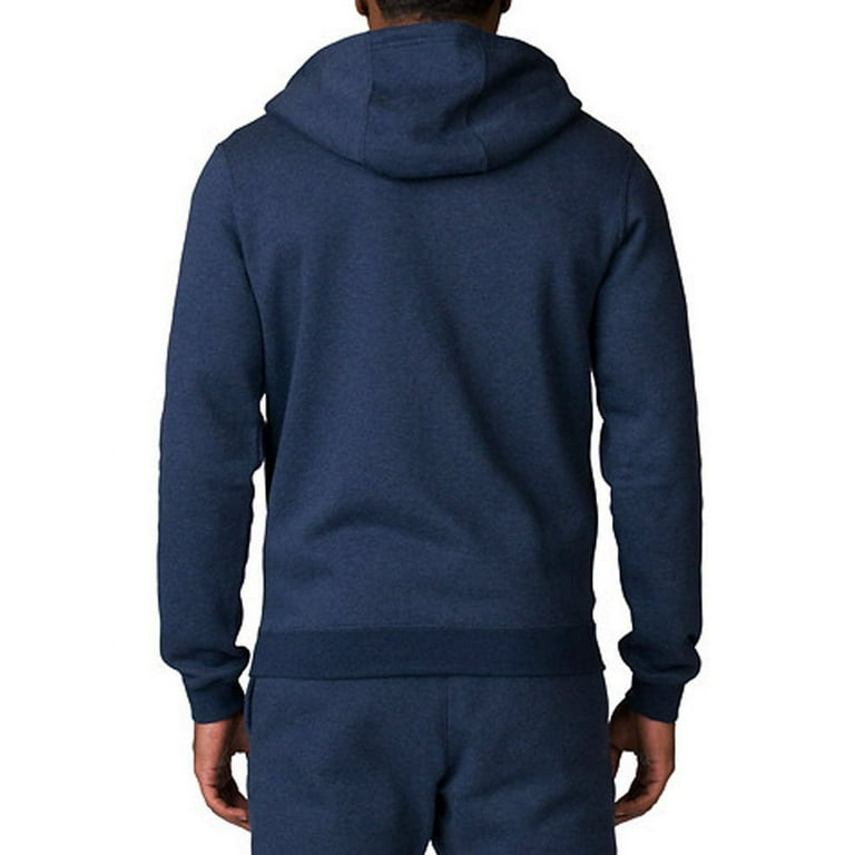 Nike Club Fleece Men's Sportswear Full Zip Hoodie Obsidian Heather