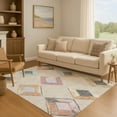 thumbnail image 7 of Addison Rugs Mayfield Premium Machine Washable Transitional Geometric Beige Rectangle Rug, 8' x 10', 7 of 7