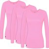 thumbnail image 1 of Sivvan Lot de 3 T-Shirts/maillots de Corps à Manches Longues Confort pour Femmes, 1 of 4