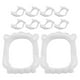 thumbnail image 4 of BRIGHTFUFU 10 piezas de dientes de plástico colmillos de cosplay dentaduras postizas de miedo para la fiesta de Halloween (dientes falsos blancos), 4 of 8