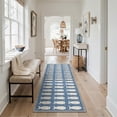 thumbnail image 4 of GENIMO 5'x7' Area Rug for Living Room, Washable Non Slip Soft Fish Print Rug for Bedroom Dining Room Home Office, Washed Blue, 4 of 7