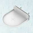 thumbnail image 4 of Jinsinto White Speaker Rack Stand Universal Wall Mount Speaker Brackets Plastic Holder Support Compatible, 4 of 5