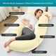 thumbnail image 2 of Almohada de Embarazo Sasttie en Forma de U 145 cm Enfriante para Todo el Cuerpo, 2 of 7