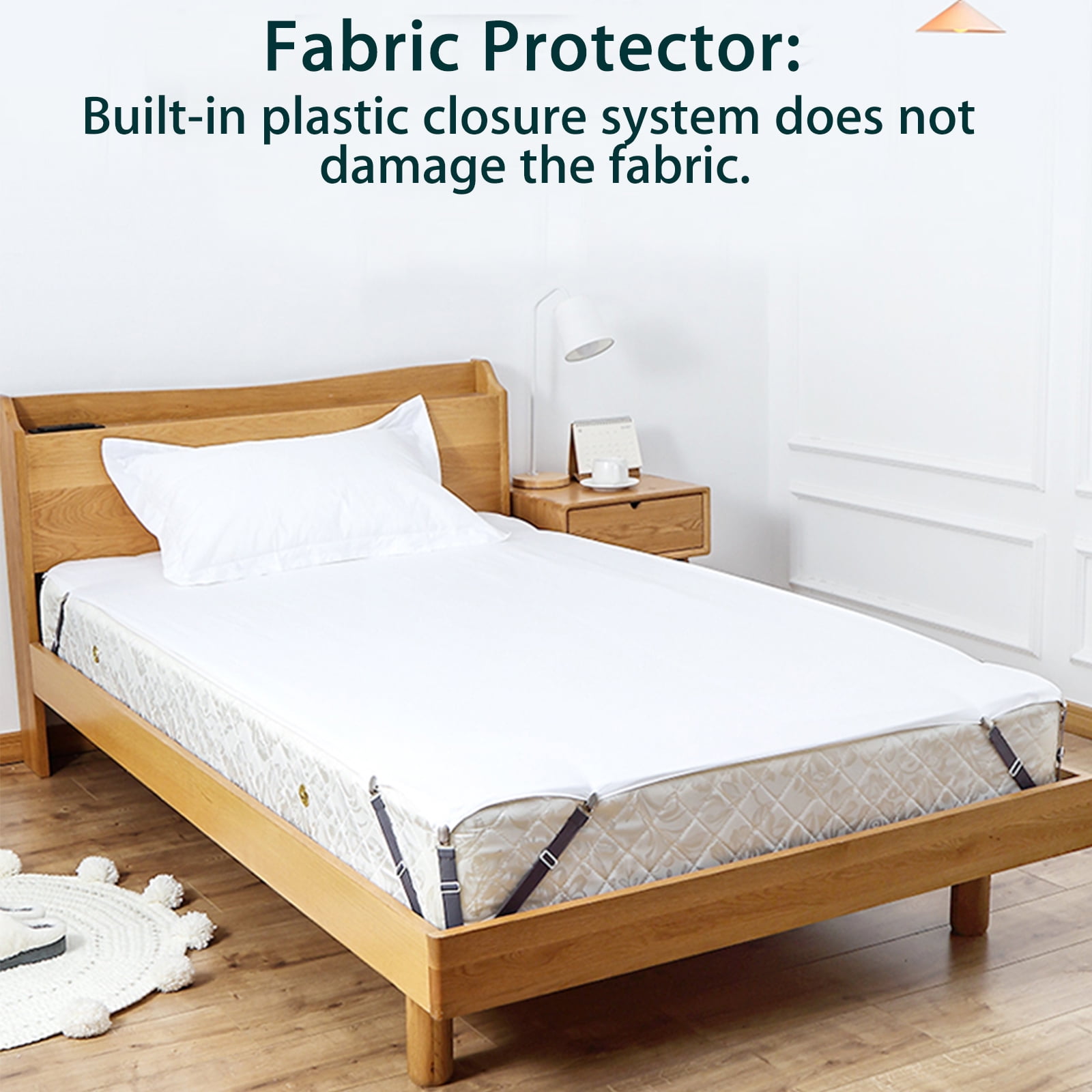 Bed Sheet Straps,Vinmall Elastic Bed Corner Holder Belt Fastener 6-Dir –  iFanze