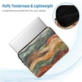 thumbnail image 2 of FORMRS 15-15.6 inch Laptop Sleeve Case Soft Carrying Quilted Computer Bag Cover, Abstract Wavy Landscape, 2 of 7
