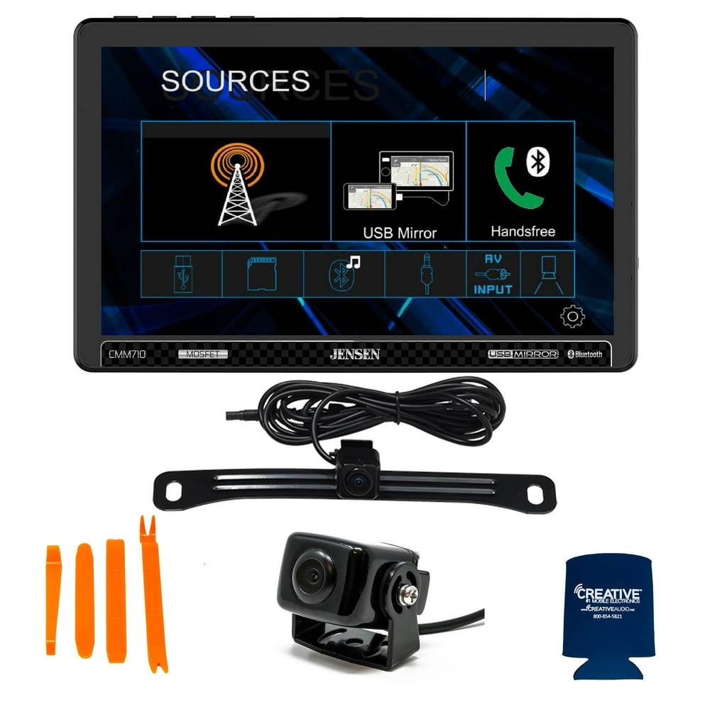 Jensen CMM710 10.1" Multimedia Receiver Builtin Bluetooth technology