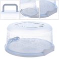 thumbnail image 3 of 1Pc Buckle  Cake Carrier with Handle Portable Handy Cupcake Holder Tray, 3 of 6