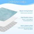 thumbnail image 4 of Wobogo A Sonwman Ironing Mat Blanket Quilted Washer Dryer Heat Resistant Pad Foldable for Easy Storage, 4 of 6