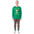 thumbnail image 3 of Peanuts Christmas Ugly Sweater Tight Fit Cotton Family Pajama Set, 3 of 6