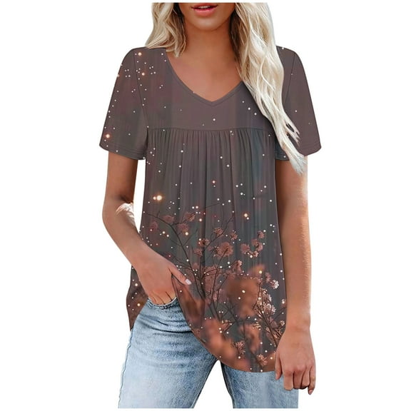 Zuesphe Ladies Tops And Blouses for Work Shirts for Women Over 50 Red Blouses for Women Casual Sexy Tops for Women 2025