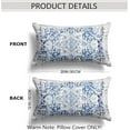 Boho Throw Pillow Covers 12x20 inch Set of 2 Monaco Rug Carpet Double