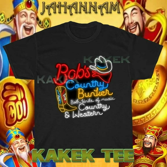 New Shirt Bob's Country Bunker Logo T-Shirt American Funny Size S to 5XL