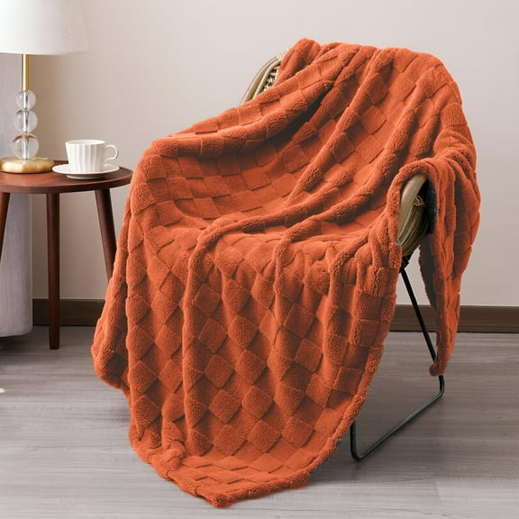 AUQ Cotton Blankets Queen Size,Luxury Waffle Weave Super Soft Blanket,All Season Blankets&Throws,Breathable Full/Queen Size Blanket Cotton Blanket for Bed Thermal Blanket