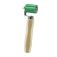 thumbnail image 2 of Rodillo de costura compacto con mango de madera Rodillo de presión de silicona de alta temperatura Rodamientos verdes, 2 of 8