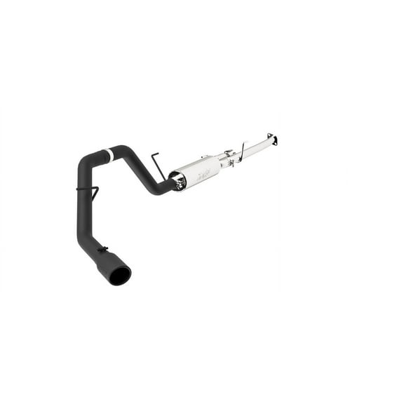 MBRP Exhaust S5314BLK Black Series Cat Back Exhaust System Fits select: 2009-2015 TOYOTA TUNDRA, 2018 TOYOTA TUNDRA CREWMAX SR5