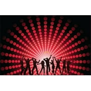 Happy Birthday Disco Banner 70s 80s 90s Fever Dance Let's Glow Crazy Neon Backdrop Background Hippie Party Decorations Supplies