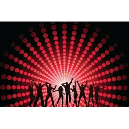 Happy Birthday Disco Banner 70s 80s 90s Fever Dance Let's Glow Crazy Neon Backdrop Background Hippie Party Decorations Supplies