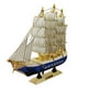 thumbnail image 1 of Modelo de velero de madera de 24 cm, decoración náutica, regalo temático para el hogar y la oficina, 1 of 15