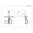 thumbnail image 5 of Dura Faucet Designer Pull-Out RV Kitchen Faucet - Chrome Polished, 5 of 8