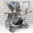 thumbnail image 4 of Pushchair Rain Cover for Baby Pram Wind Rain Weather Shield Protector, 4 of 9