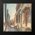thumbnail image 2 of Sargent, John Singer 15x15 Black Modern Framed Museum Art Print Titled - Gondola Moorings on the Grand Canal, 2 of 5