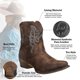 thumbnail image 2 of Bota ROPER Shay Mujer Marrón Punta Snip Talla 10, 2 of 2