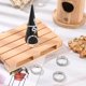 thumbnail image 3 of 1Pc Acrylic Glass Ring Displays Cone Shape Black 25.5mm Diameter 69mm Height Jewelry Stand for Rings Display Case Retail Display, 3 of 4